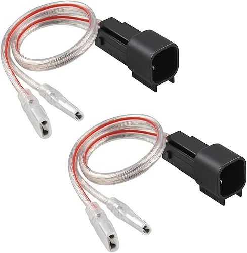 RED WOLF Car Front Rear Door Speaker Wiring Harness Compatible with 2000-2014 Ford F150/250 Escape, Mustang, Mercury, 2005-2013 Mazda 3 6 Series Replace Door Speaker Cable Plug