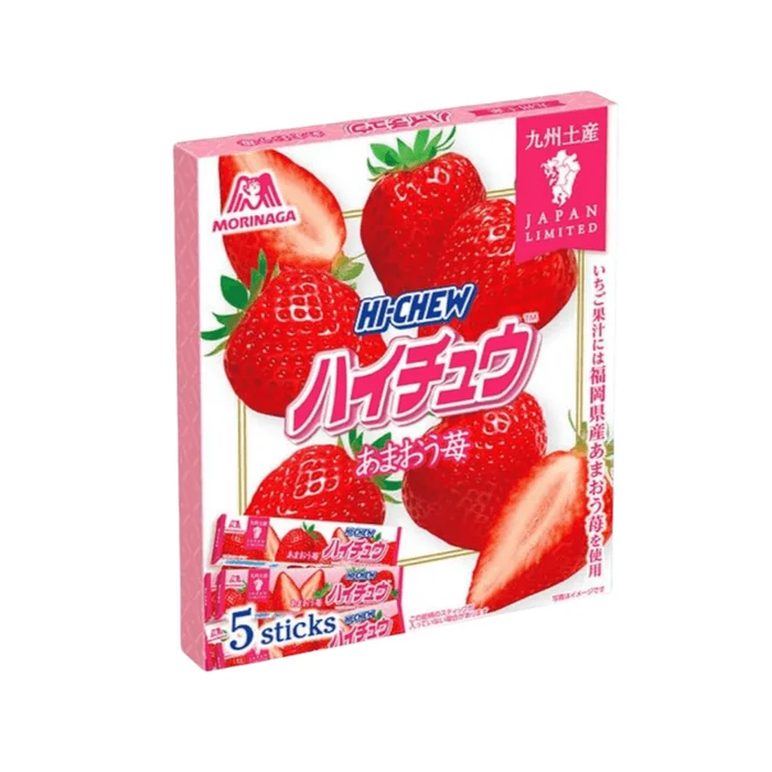 Regional limited Kyushu strawberry flavored soft candy 5 small pieces