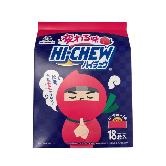 Regional limited peach flavor x changing flavor soft candy 18 pieces