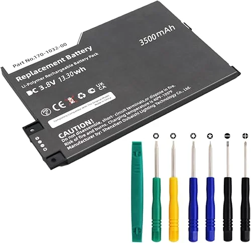 Replacement Battery GP/S10/346392/010, S11/GTSF/01A, 170/1032/01 & 170/1032/00. 3.8 V 3500 mAh