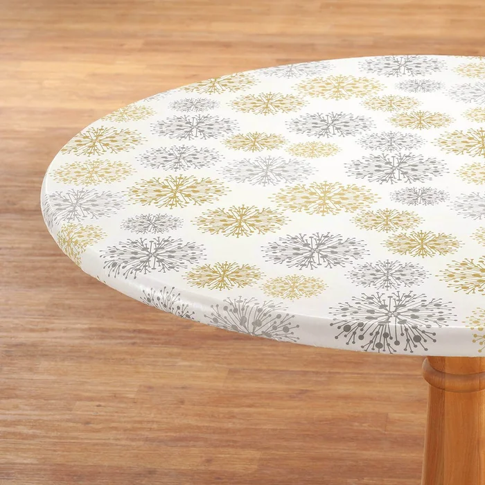 Retro Snowflake Elasticized Table Cover By Chef’s Pride™