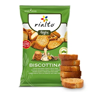 Rialto Biscottina Caesar & Fine Herbs Toasts , 400 gr