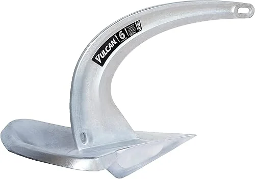 Rocna Vulcan Premium Boat Anchor – Innovative Design For Superior Holding Power – Galvanized Steel, 9-121 lbs