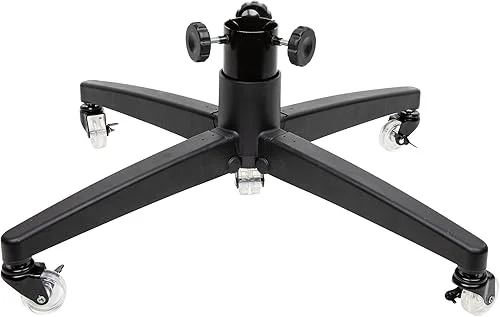 Rolling Christmas Tree Stand for up to 9 Foot Artificial Trees – Heavy-Duty Xmas Tree Stand Base with Casters and Adjustable Base – Compatible with Most Upright Tree Bags – Up to 120 lbs.