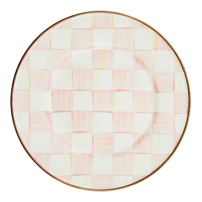 rosy check salad/dessert plate