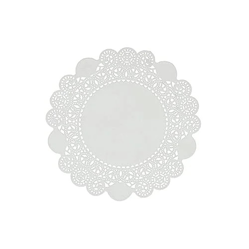 Royal 5 Inch Disposable Paper Lace Doilies, Package of 1000