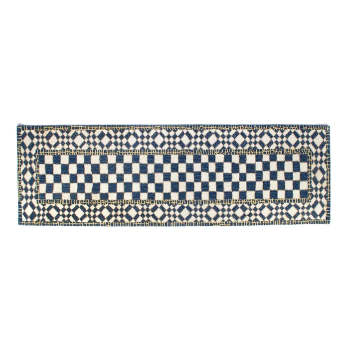 Royal Check Rug – 2’6″ x 8′ Runner