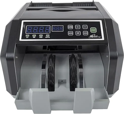 Royal Sovereign High Speed Currency Counter with Counterfeit Detection (RBC-ED250) 9.1′ x 10.1′ x 8.8′