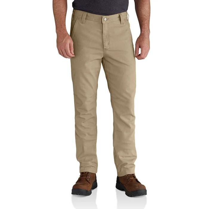 Rugged Flex Straight Fit Canvas 5-pocket Tapered Work Pant W30 Dark Khaki