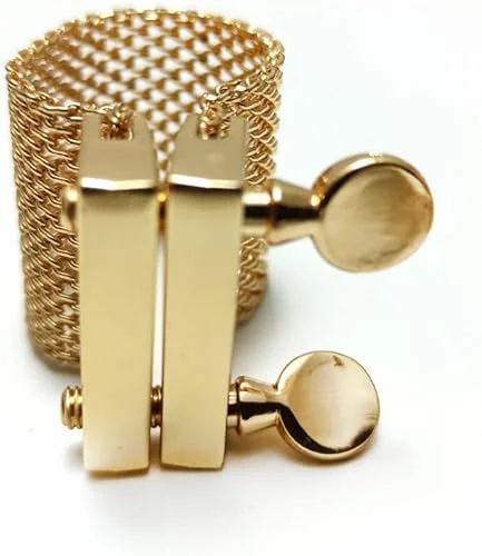 Saxophone Ligature Soprano Bb For Metal Rubber Wood Plastic Sax Mouthpiece (For Soprano Metal Mouthpiece)