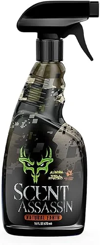 Scent Assassin Field Spray – Hunting Scent Eliminator – Scent Blocker – Cover Scent for Deer Hunting – Scent Away for Hunting and Camping