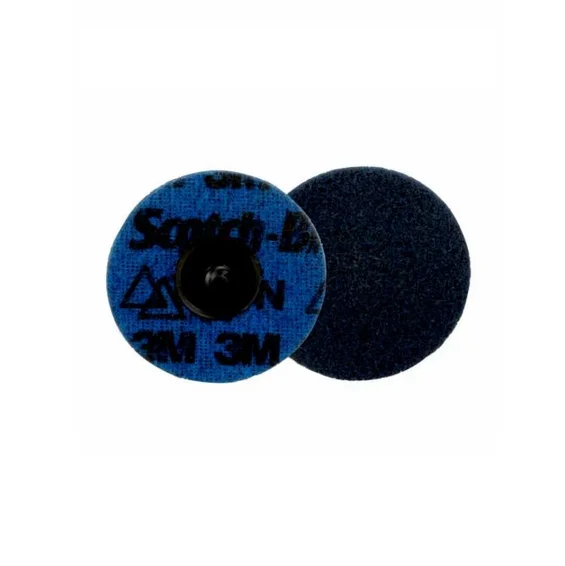 Scotch-Brite™ Roloc™ Precision Surface Conditioning Disc 3″ TR Very Fine Blue (10 Pack)