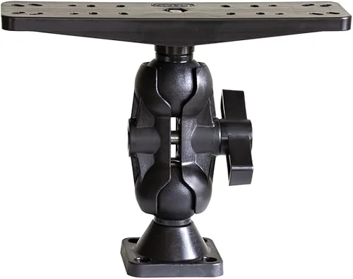 Scotty 173 2-1/4′ Ball Mount with Fish Finder/Chart Plotter Plate