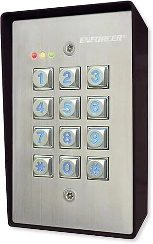 Seco-Larm SK-1123-SQ Weather-Resistant Illuminated Stand-Alone Keypad (1)