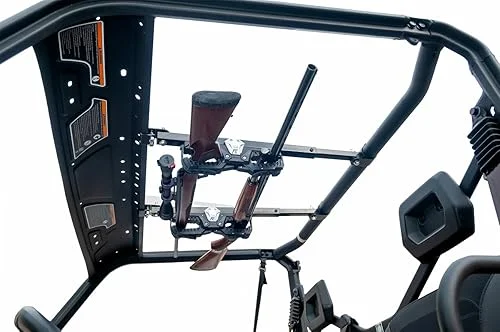 Seizmik OHGR UTV Over Head Gun Rack | Compatible with Can Am Defender UTV Models | Side by Side Gun Rack