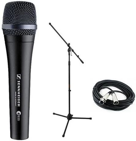 Sennheiser E935 Dynamic Handheld Vocal Mic with Stand & Cable Performance Kit