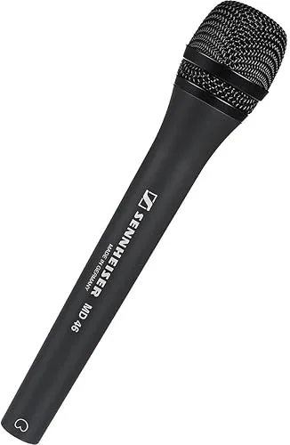 Sennheiser MD 46 cardioid interview microphone,Black