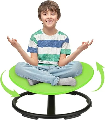 Sensory Spinning Chair for Autistic Kids, Toddler Swivel Chair, Sit and Spin Toys for Easter Toddlers, Sensory Toys for Kids with ADHD Autism Children, Birthday Gifts for Kid Daughter Son