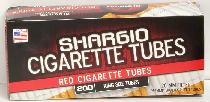 Shargio Red King Size 200 Count High Quality Filter Tubes