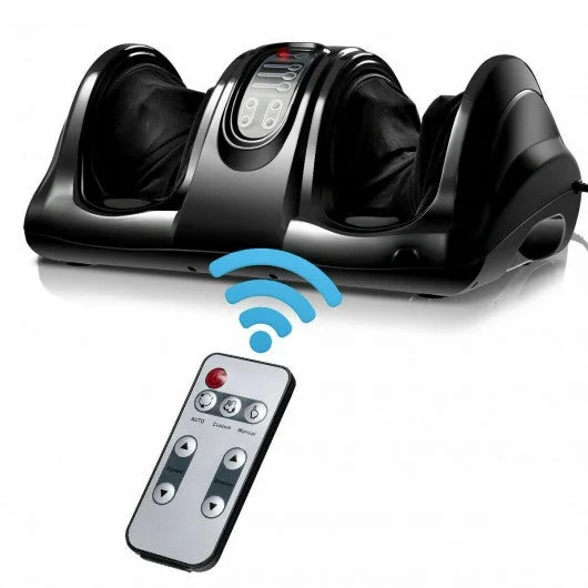 Shiatsu Foot Massager with Remote Control-Black
