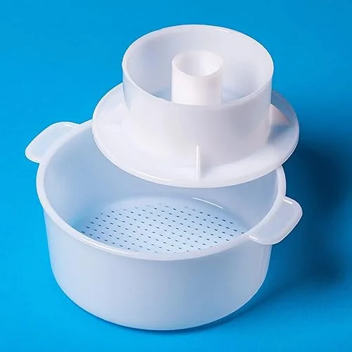 SHSH trade group Cheesemaking Supply Kit 1.2 L with Pressing Plate – Paneer Maker Mold Machine – Gouda Hard Cheese Mold and Presses Kits for Cheese Making Kit Maker – Cheese Mold and Press