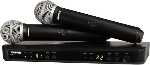 Shure BLX288/PG58 H9 | Two PG58 Handheld Microphones Dual Channel Handheld Wireless System