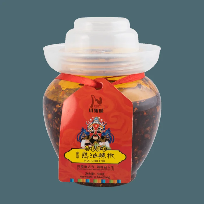 Sichuan Hot Chili Oil, 17.64 oz