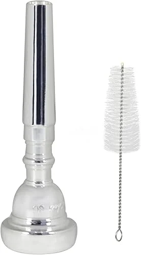 Silver Plated 3C Trumpet Mouthpiece For Beginners and Professionals-Trumpet Accessories.…