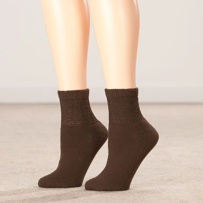Silver Steps™ Quarter-Cut Diabetic Socks, 3 Pack