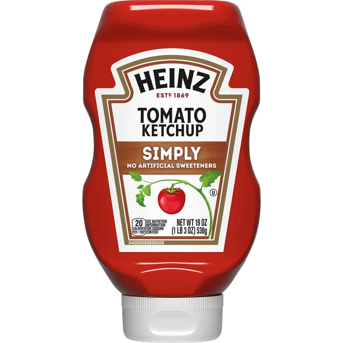 Simply Heinz All Natural Ketchup-1.188 lbs.-12/Case