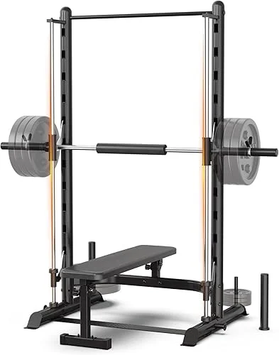 SincMill Squat Rack for Home Gym Bench Press bar Weight Bench Set for Home Gym Power Rack Machines S1000