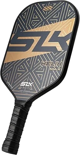 SLK Helix Pro Pickleball Paddle | Carbon Fiber & Fiberglass Hybrid Face | Thermoformed Carbon Fiber Core | Unmatched Control