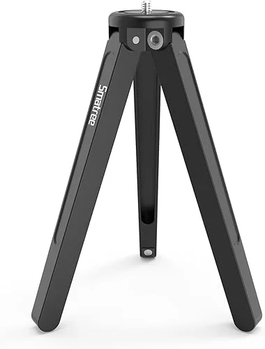 Smatree Metal Mini Tripod,Desktop Tabletop Stand Tripod,Fit for G*pro/Osmo Mobile/hohem Gimbal Handle Grip Stabilizer/Smooth 4/Crane Plus/Crane 2/Vimble 2/Ronin-S Etc.