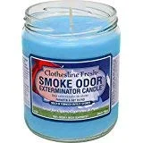 Smoke Odor Exterminator 13 oz Jar Candle Clothesline Fresh