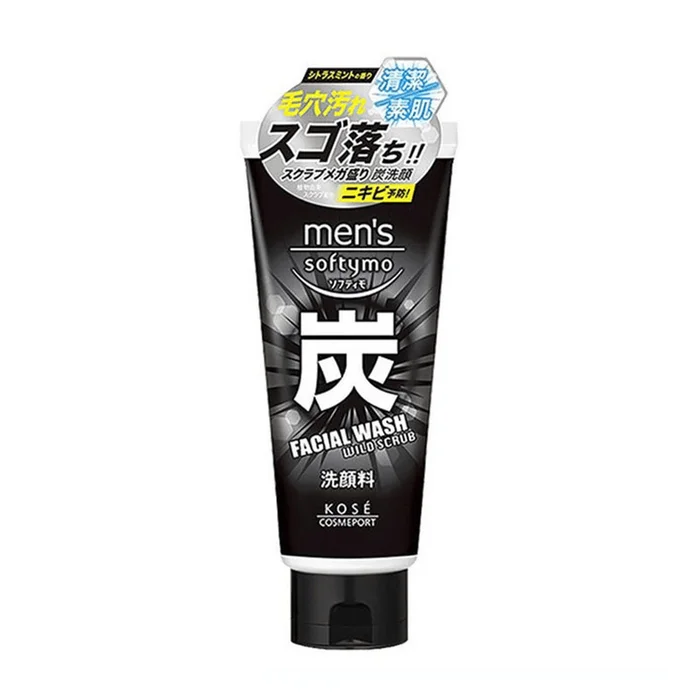 softymo Black Charcoal Facial Cleanser 130g