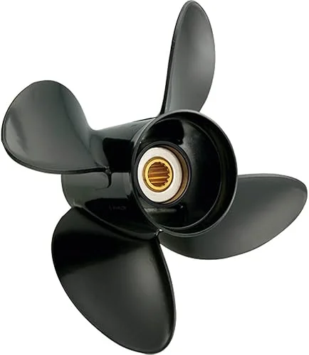 Solas 1413-130-15 Amita 4 Aluminum 4-Blade Propeller – RH, 13′ Diameter x 15′ Pitch x 15-Spline