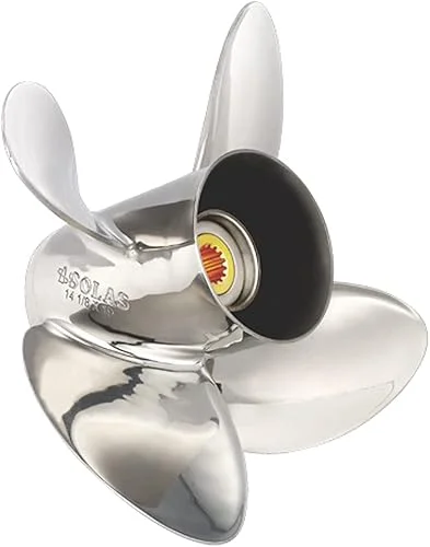 Solas 9453-130-19 Rubex HR4 Stainless Steel 4-Blade Propeller – RH, 13′ Diameter x 19′ Pitch