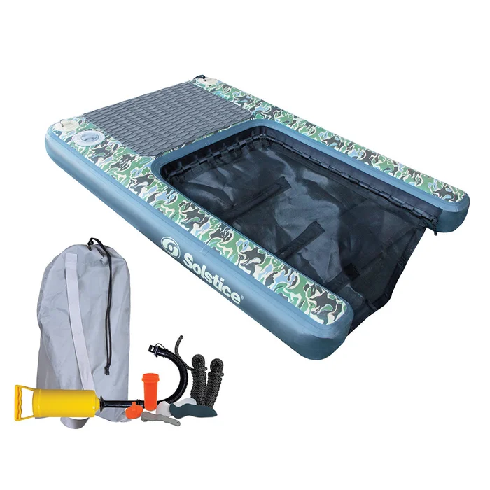 Solstice Watersports Inflatable PupPlank Dog Ramp – XL Sport – Camo [33250]