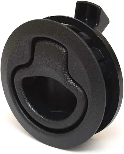 Southco Boat Hatch Pull Latch M1-63 | Black Plastic 2 Inch
