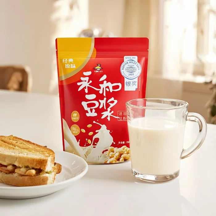 Soymilk Powder – Non-GMO, 12 Packs, 12.35oz *3【3 Packs】