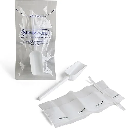 SP Bel-Art Sterileware Scoop an’ Bag Sampler; 60ml (2oz), Sterile Plastic, Individually Sealed (Pack of 50) (H36910-0000)
