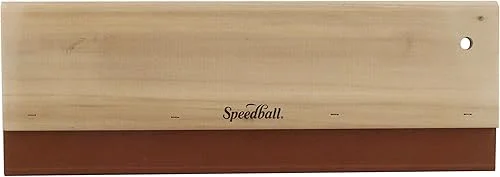 Speedball Nitrile Squeegee, 14-Inch, 65 Durometer for Fabric Silk Screen Printing