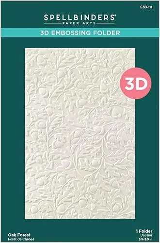 Spellbinders Oak Forest 3D Embossing Folder