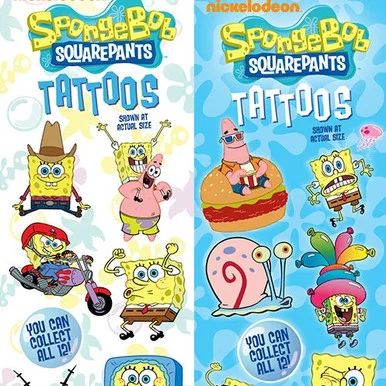 Spongebob SquarePants Tattoos