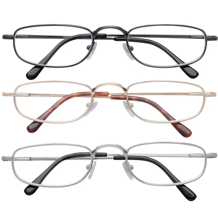 Spring Hinge Reading Glasses – Set of 3