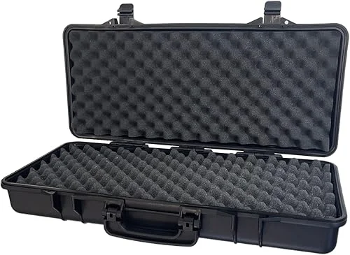 SRC Foam Padded Plastic Airsoft Rifle Gun Case