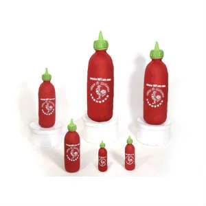 Sriracha Bottle Plush Toys (12″/96pc)