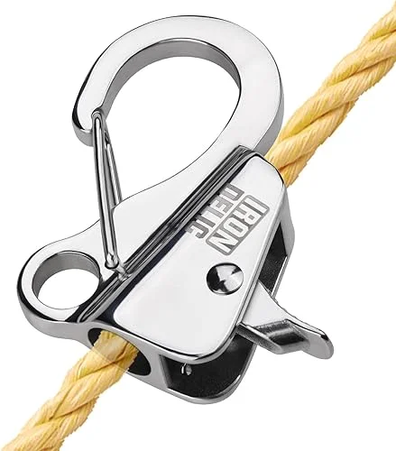 Stainless Steel Boat Anchor Hook, Quick Release Knotless Anchor System for 3/8''- 5/8'' Boat Anchor Rope, Fit for Small Boat Pontoon Kayah, Easy to Use, Holds 9000 lbs