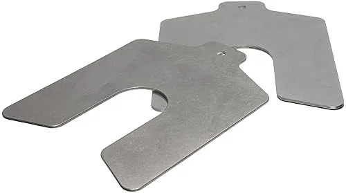 Stainless Steel Slotted Shim Shop Kit, Size C, 4′ x 4′ (Pack of 80)