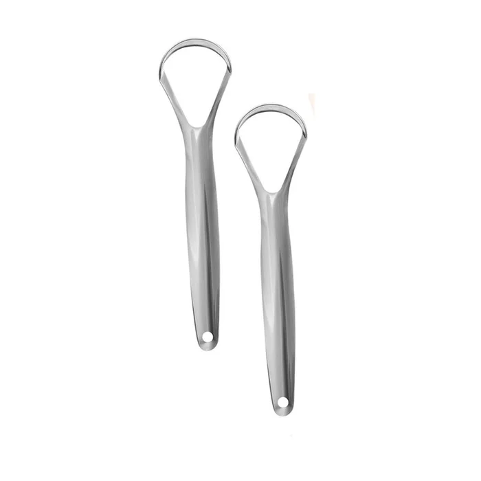Stainless Steel Tongue Scraper (2-Pack)